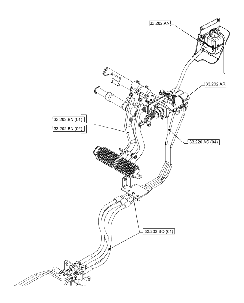 Схема запчастей Case IH PUMA 150 - (33.000.00[02]) - SECTION INDEX - BRAKES & CONTROLS (33) - BRAKES & CONTROLS
