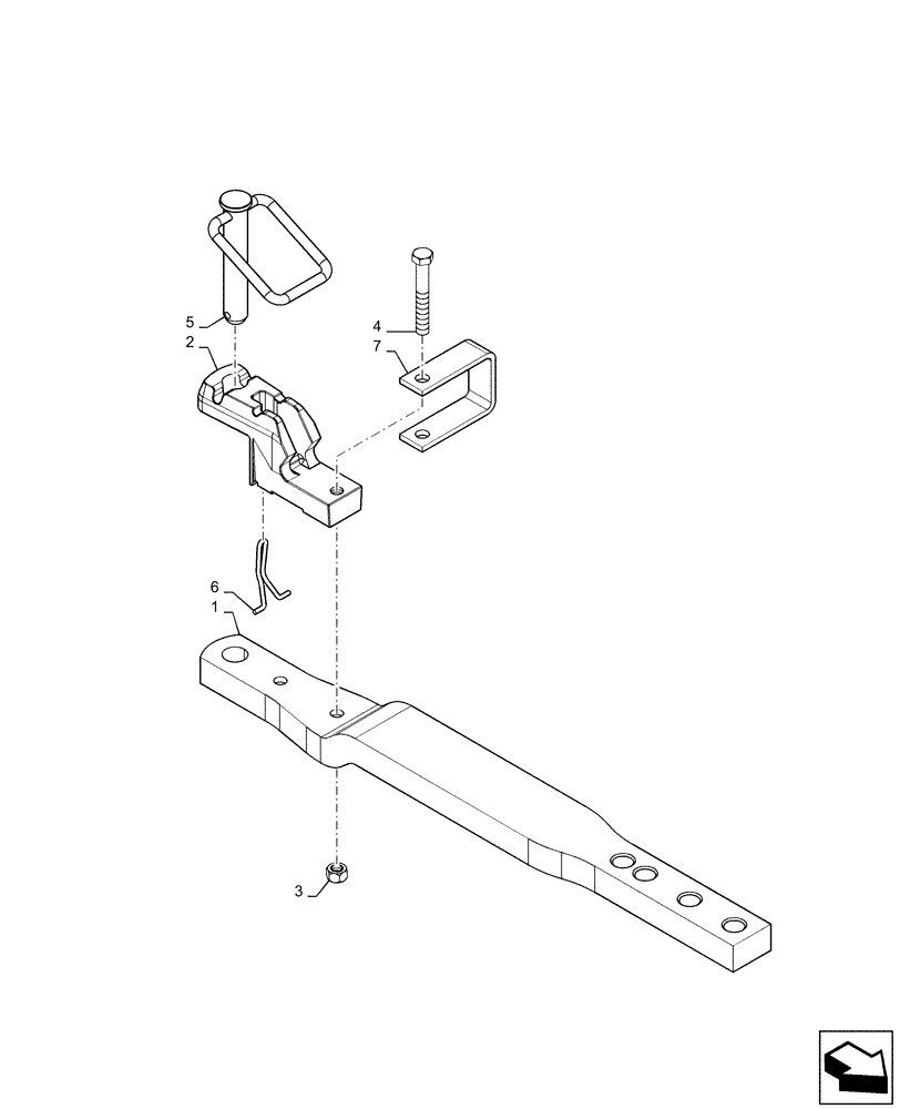Схема запчастей Case IH MAGNUM 200 - (37.100.AA[01]) - VAR- 429329 - DRAWBAR (37) - HITCHES, DRAWBARS & IMPLEMENT COUPLINGS