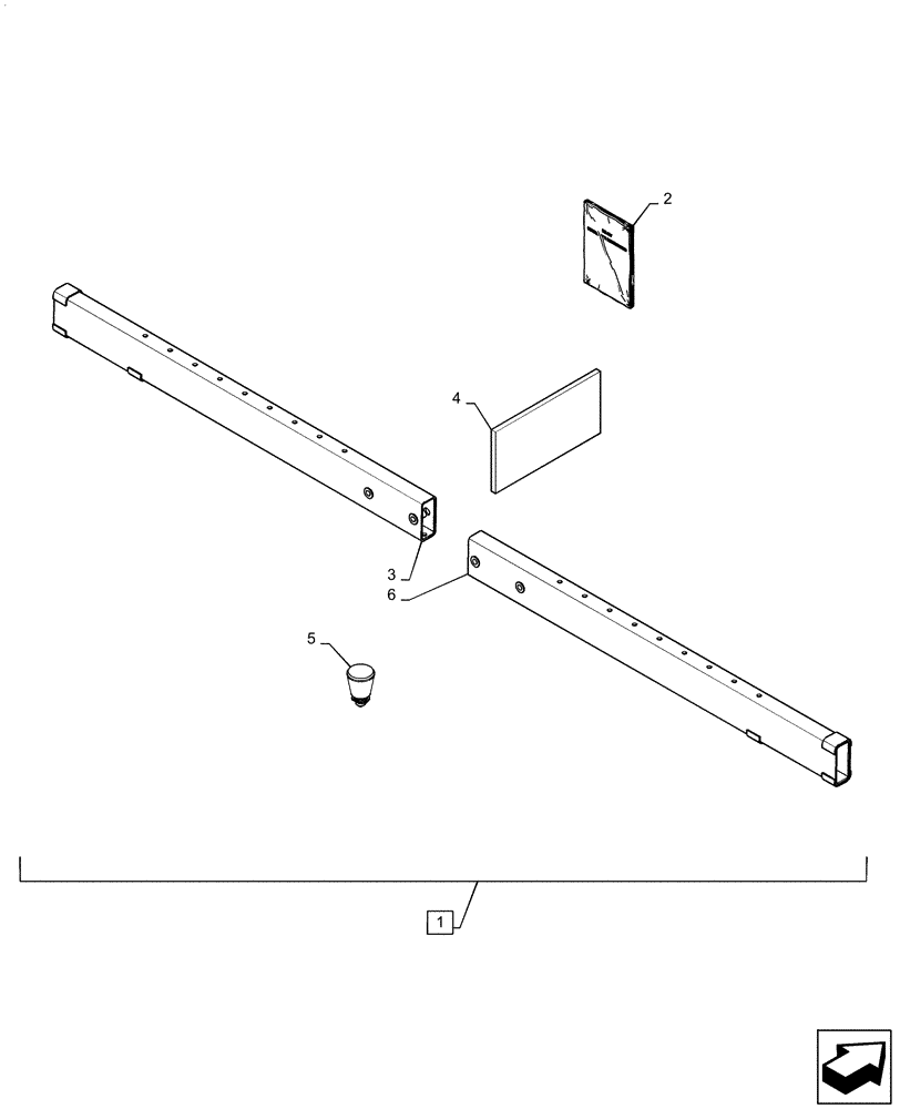Схема запчастей Case IH MAGNUM 220 - (88.100.55[08]) - CONVERSION KIT, MARKER UPGRADE FIXED TO ADJUSTABLE (88) - ACCESSORIES