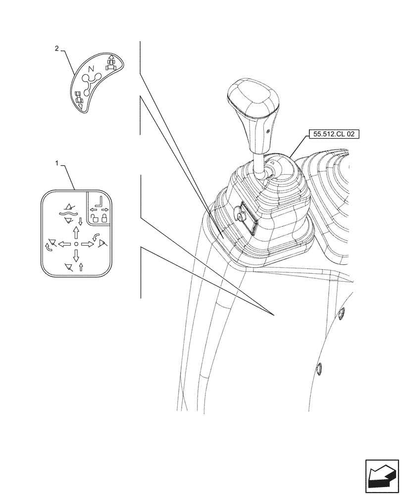 Схема запчастей Case IH FARMALL 105C - (90.108.AA[07]) - VAR - 336125, 338125, 336780 - DECALS, CONTROLS (90) - PLATFORM, CAB, BODYWORK AND DECALS
