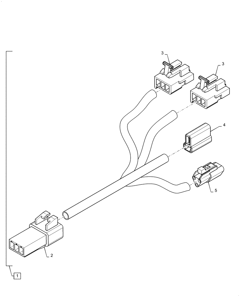Схема запчастей Case IH PATRIOT 3340 - (55.510.BM[01]) - HARNESS, SHELF (55) - ELECTRICAL SYSTEMS