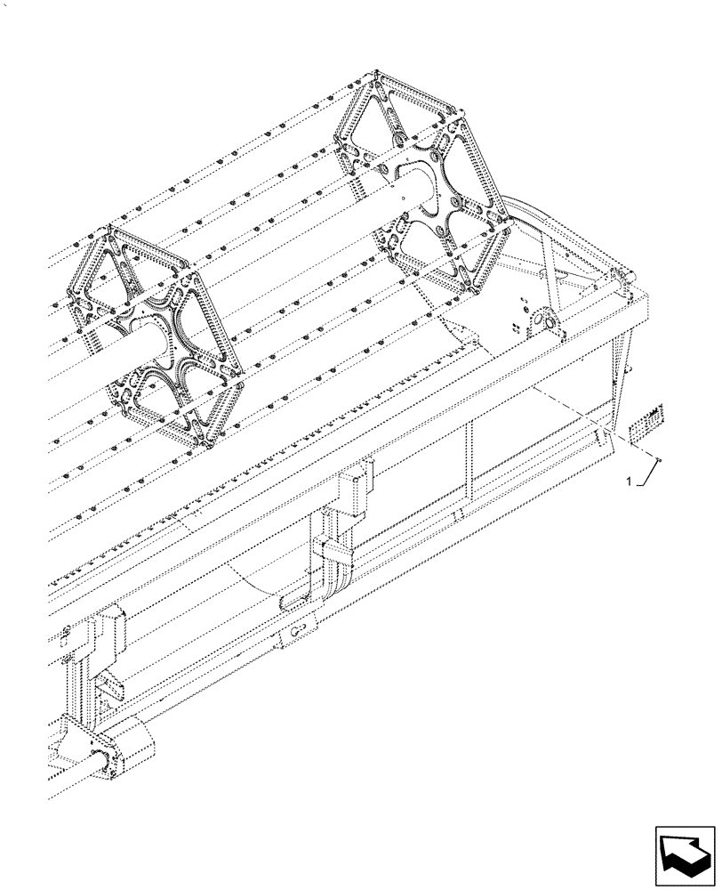 Схема запчастей Case IH 2060-20 - (90.108.AF) - FIXING,IDENTITY PLATE (90) - PLATFORM, CAB, BODYWORK AND DECALS