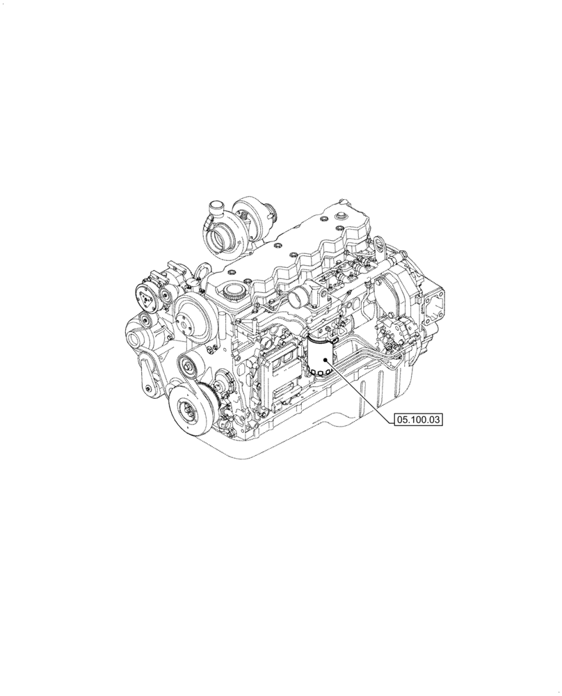 Схема запчастей Case IH F4HE9687N J104 - (05.000.00) - MACHINE COMPLETION AND EQUIPMENT (05) - SERVICE & MAINTENANCE