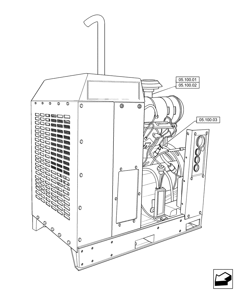 Схема запчастей Case IH RPZ65 - (05.000.00) - SECTION INDEX - MACHINE COMPLETION AND EQUIPMENT (05) - SERVICE & MAINTENANCE