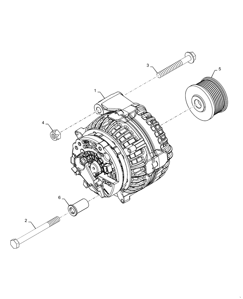 Схема запчастей Case IH PATRIOT 4440 - (55.301.AA[01]) - ALTERNATOR (55) - ELECTRICAL SYSTEMS