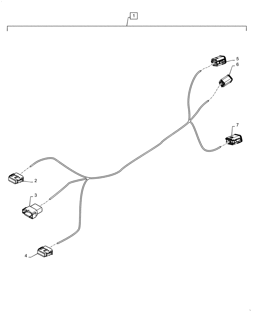 Схема запчастей Case IH MAGNUM 280 - (55.680.AA[03]) - VAR - 429378 - HARNESS, GPS ANTENNA, AUTO GUIDANCE READY - BSN ZERF08099 (55) - ELECTRICAL SYSTEMS