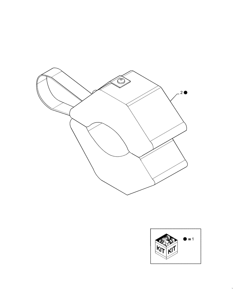 Схема запчастей Case IH ATX - (18.10.08) - KIT DEPTH STOP, SILVER 1.5 INCH (18) - MISCELLANEOUS