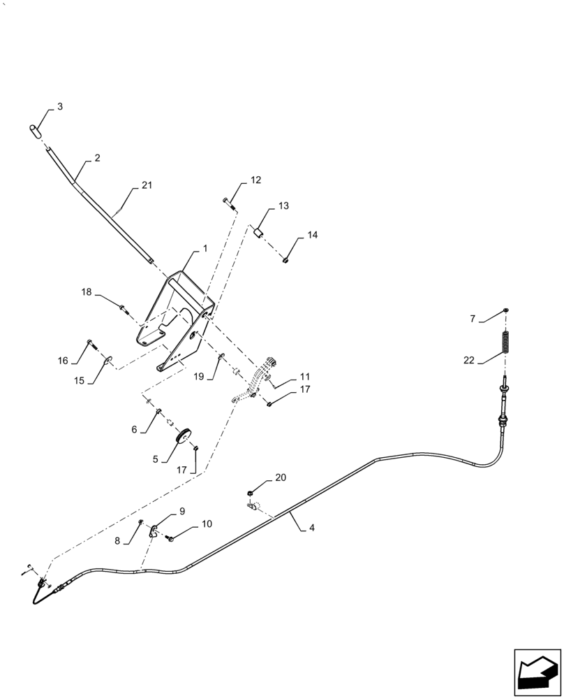 Схема запчастей Case IH AF4088 - (80.175.AE[02]) - CONTROL LEVER HANDLE GRIP, HEATER, W/ AIR CONDITIONING, DISCHARGE (80) - CROP STORAGE/UNLOADING