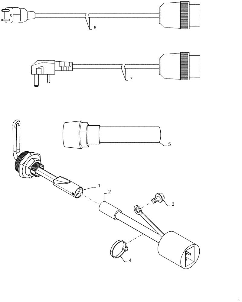 Схема запчастей Case IH MAGNUM 380 - (10.206.AN[02]) - VAR - 420870, 420873 - ENGINE BLOCK AND TRANSMISSION HEATER - EUR (10) - ENGINE