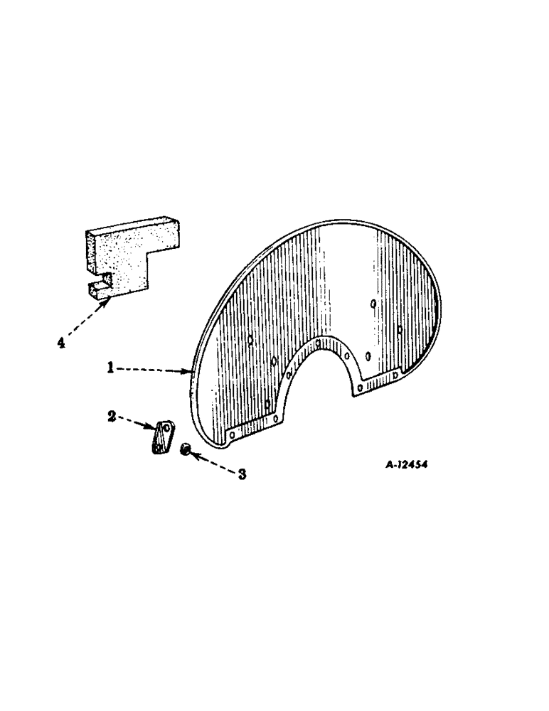 Схема запчастей Case IH FARMALL A - (119) - CHASSIS, FENDER (12) - CHASSIS