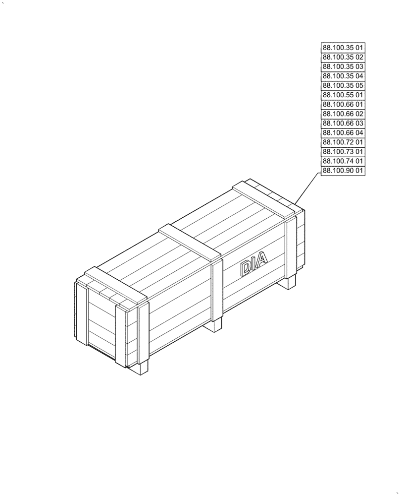 Схема запчастей Case IH AF4077 - (00.000.88) - PICTORIAL INDEX - ACCESSORIES (00) - GENERAL & PICTORIAL INDEX