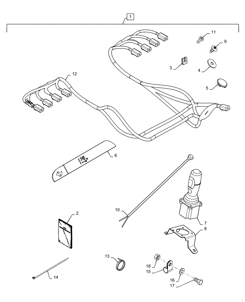 Схема запчастей Case IH STEIGER 580 - (88.100.55[08]) - DIA KIT, TRACTOR, 4 TO 8 SPOOL REMOTE (88) - ACCESSORIES