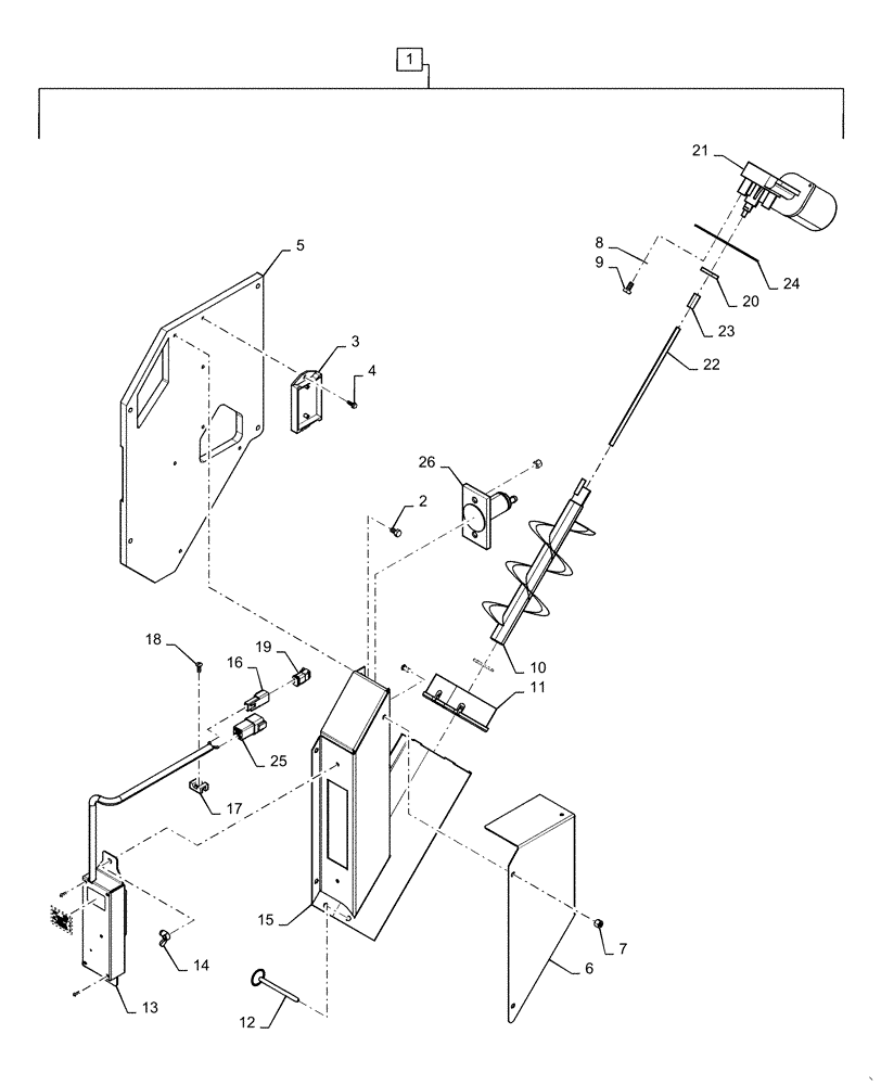 Схема запчастей Case IH 7140 - (55.785.AS[02]) - MOISTURE SENSOR (55) - ELECTRICAL SYSTEMS