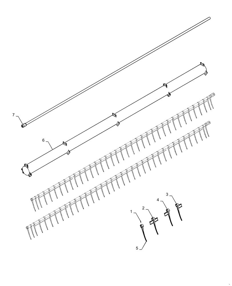 Схема запчастей Case IH DH363 - (58.101.AF[04]) - REEL, BUNDLE, HCC 36FT, SPLIT, LH (58) - ATTACHMENTS/HEADERS