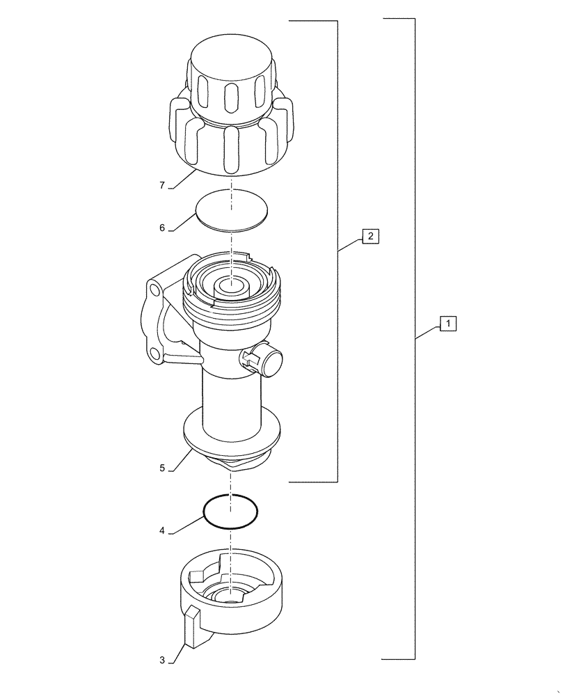 Схема запчастей Case IH PATRIOT 3340 - (78.110.AM[03]) - WILGER SINGLE NOZZLE (78) - SPRAYING