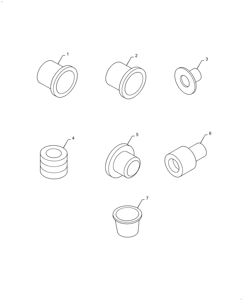 Схема запчастей Case IH PUMA 2304 - (90.160.CF[02]) - PLUGER (90) - PLATFORM, CAB, BODYWORK AND DECALS