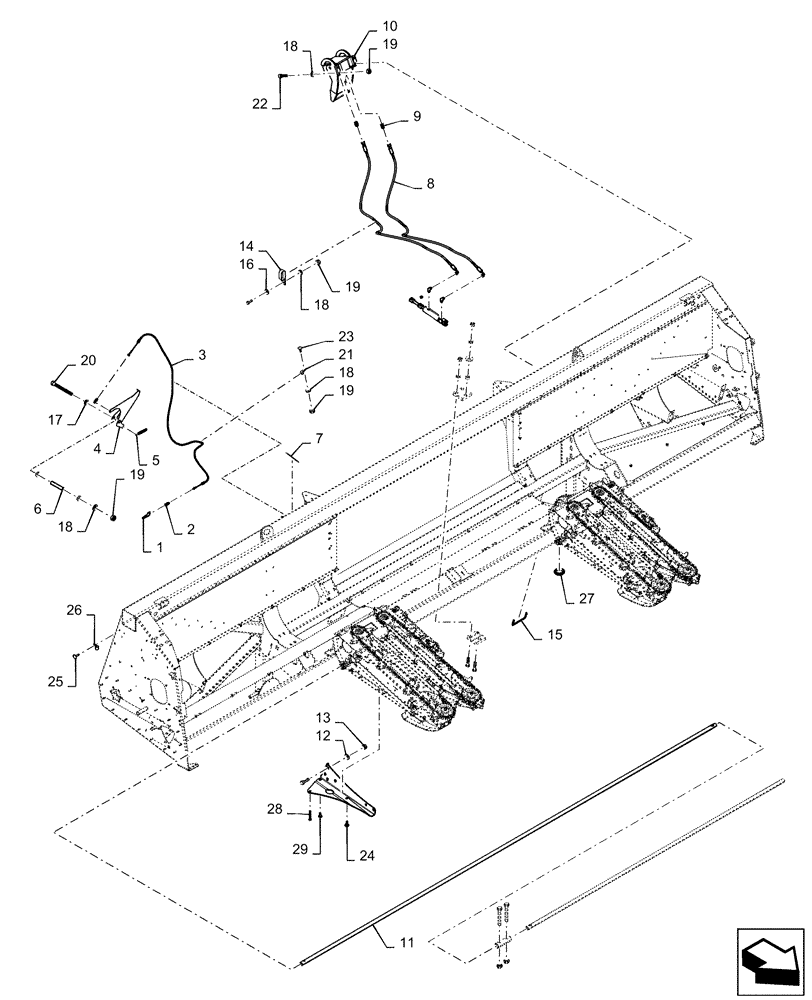 Схема запчастей Case IH 4408-30 - (35.359.AE[02]) - HYDRAULIC, CONTROL, STRIPPER PLATE (35) - HYDRAULIC SYSTEMS