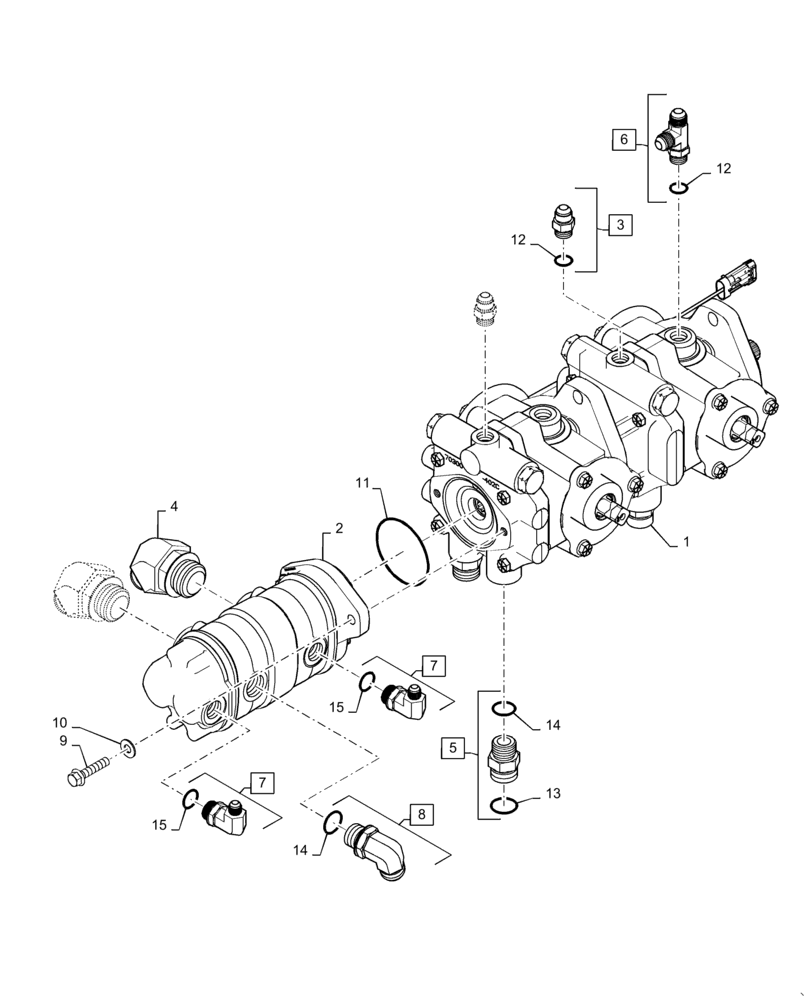 Схема запчастей Case IH WD1903 - (29.218.AG[01]) - HYDROSTATIC TRANSMISSION, DRAPER, DISC (29) - HYDROSTATIC DRIVE
