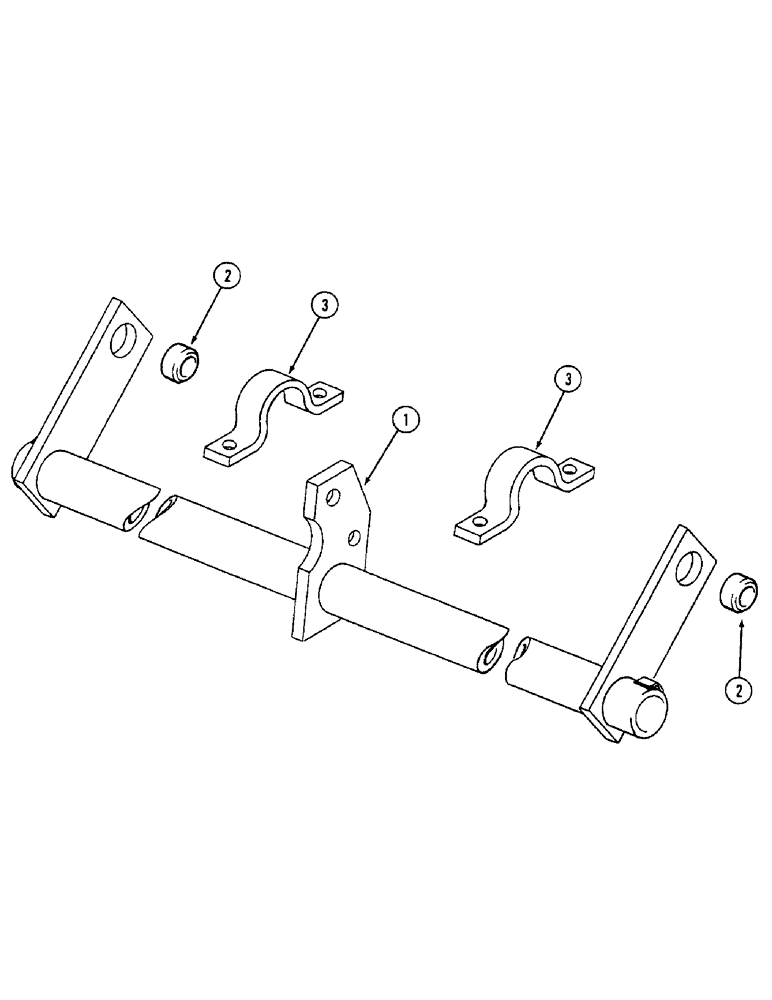 Схема запчастей Case IH 4500 - (9-046) - DEPTH CONTROL ROCKSHAFT, TRAIL BEHIND MODELS, 8 FOOT 6 INCH BASIC SIZE (09) - CHASSIS/ATTACHMENTS