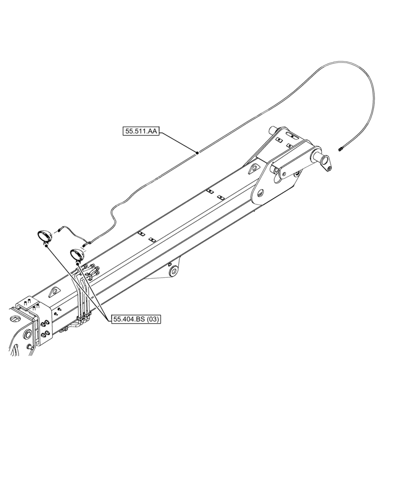 Схема запчастей Case IH FARMLIFT 735 - (55.000.00[12]) - SECTION INDEX - ELECTRICAL SYSTEM (55) - ELECTRICAL SYSTEMS