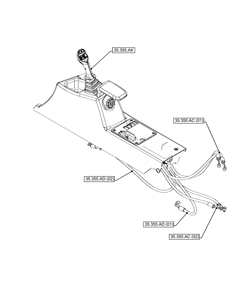 Схема запчастей Case IH FARMLIFT 632 - (35.000.00[06]) - SECTION INDEX - HYDRAULIC SYSTEM (35) - HYDRAULIC SYSTEMS