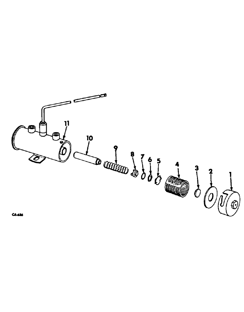 Схема запчастей Case IH 503 - (359) - C-282 ENGINE 3-11/16 X 4.390, FUEL PUMP (10) - ENGINE