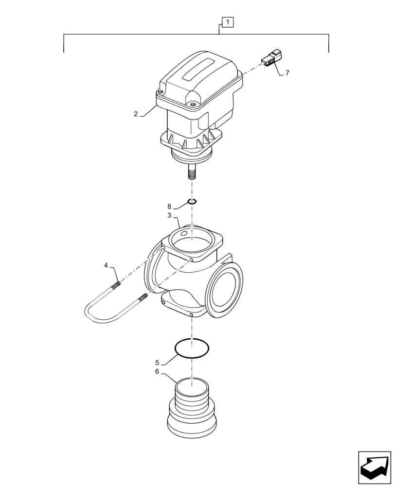 Схема запчастей Case IH PATRIOT 3340 - (78.110.AB[07]) - 120, 7 SECTION,OUTER AND MID BOOM SHUT-OFF VALVE (78) - SPRAYING