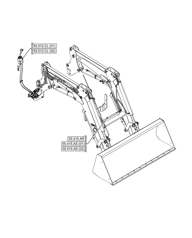 Схема запчастей Case IH FARMALL 85C - (55.000.00[06]) - SECTION INDEX - ELECTRICAL SYSTEM (55) - ELECTRICAL SYSTEMS