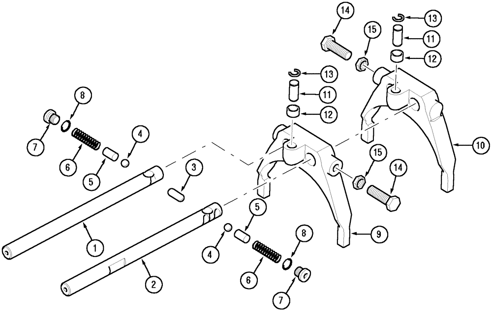 Схема запчастей Case IH CX70 - (06-04) - TRANSMISSION CONTROL (06) - POWER TRAIN