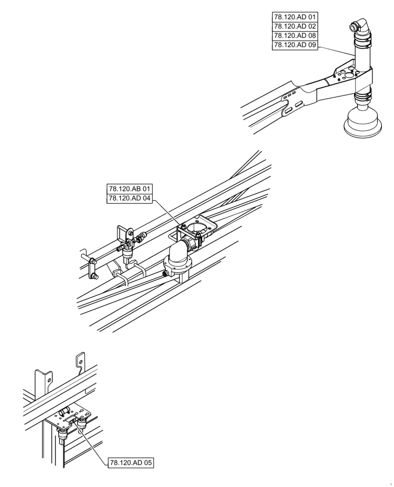 Схема запчастей Case IH PATRIOT 4440 - (36.000.00[02]) - SECTION INDEX - PNEUMATIC SYSTEMS (36) - PNEUMATIC SYSTEM