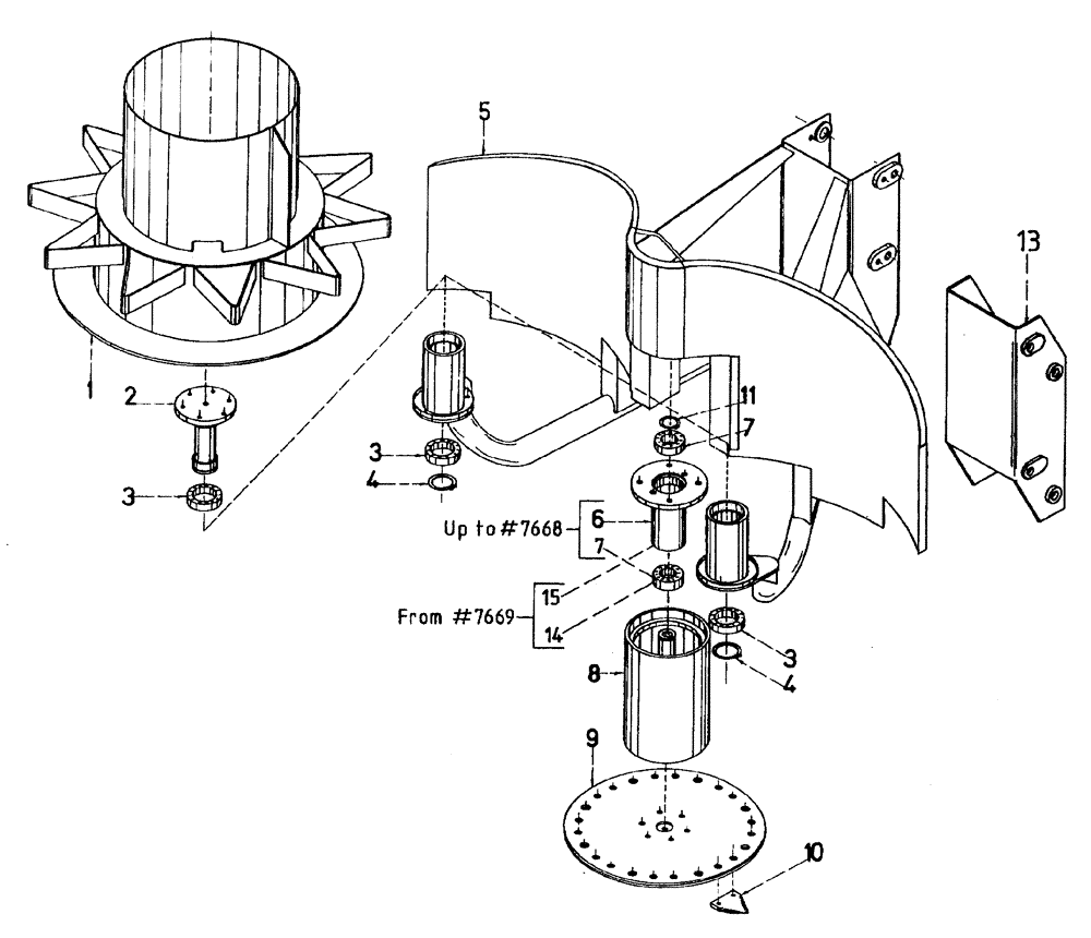 Схема запчастей Case IH 7700 - (A02[01]) - TOPPER Mainframe & Functioning Components