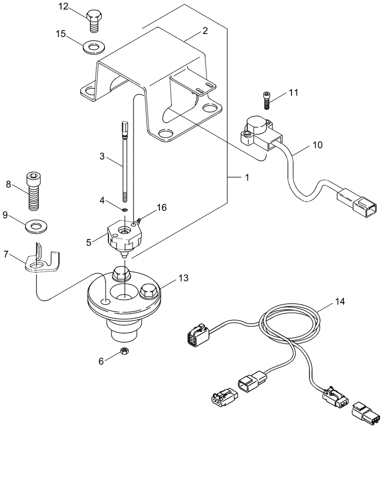 Схема запчастей Case IH MX275 - (05-22) - FRONT AXLE KING PIN WITH ACCUGUIDE (05) - STEERING