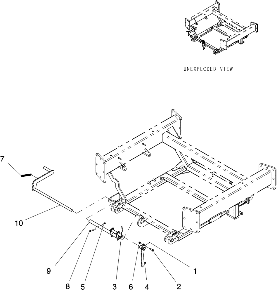 Схема запчастей Case IH ADX3260 - (L.10.F[33]) - ADX3260 MANIFOLD LIFT AND LOCK L - Field Processing