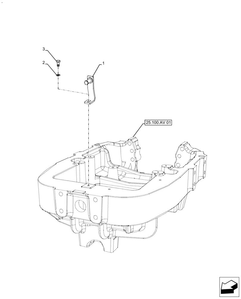 Схема запчастей Case IH FARMALL 120A - (90.102.AU[02]) - VAR - 391610, 393315 - HOOD, LATCH (90) - PLATFORM, CAB, BODYWORK AND DECALS