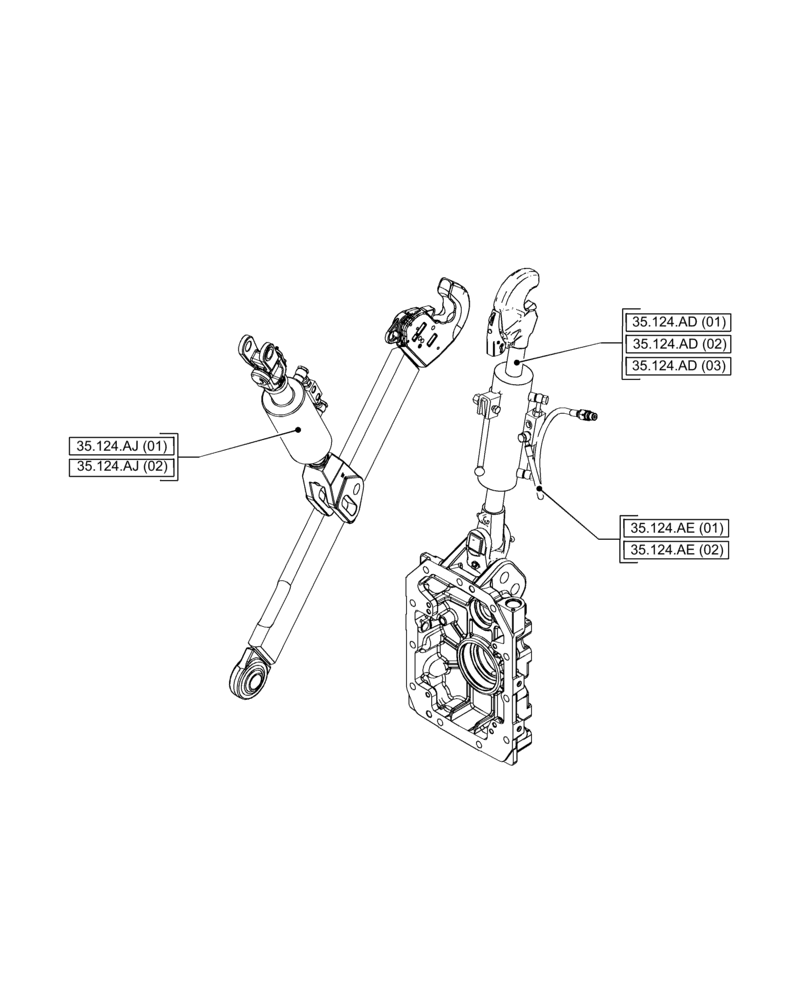 Схема запчастей Case IH PUMA 150 - (35.000.00[08]) - SECTION INDEX - HYDRAULIC SYSTEMS (35) - HYDRAULIC SYSTEMS