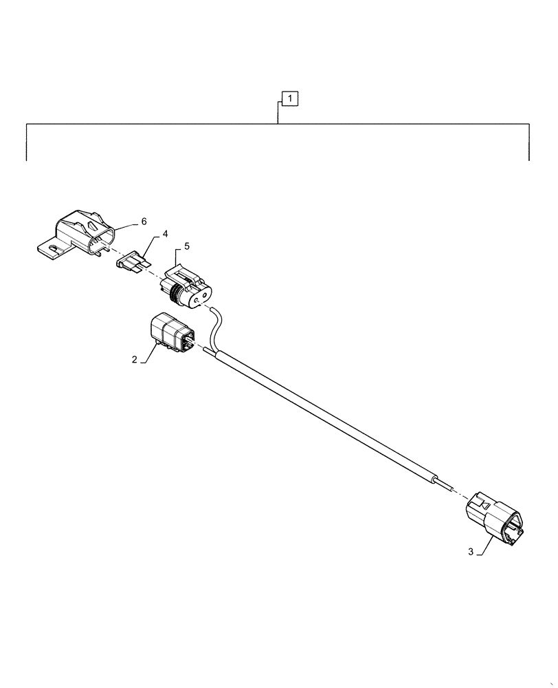 Схема запчастей Case IH PATRIOT 3340 - (55.635.AM[16]) - AIM COMMAND PRO, EXTENSION HARNESSES (55) - ELECTRICAL SYSTEMS