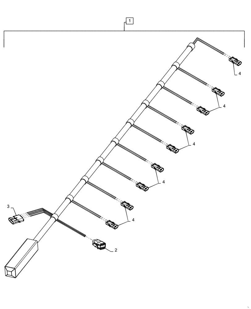 Схема запчастей Case IH PATRIOT 3340 - (55.635.AM[19]) - AIM COMMAND PRO, VCM MODULE, 9 NOZZLE X 20 HARNESS (55) - ELECTRICAL SYSTEMS