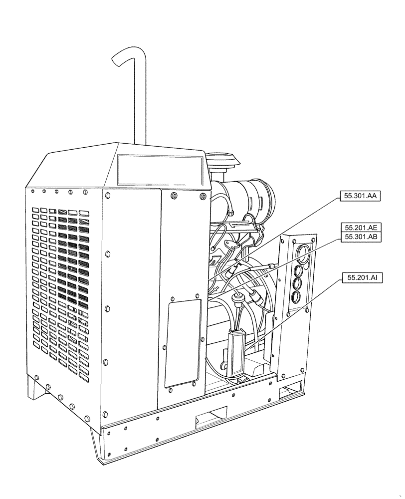 Схема запчастей Case IH RPZ85 - (55.000.00) - SECTION INDEX - ELECTRICAL SYSTEMS (55) - ELECTRICAL SYSTEMS