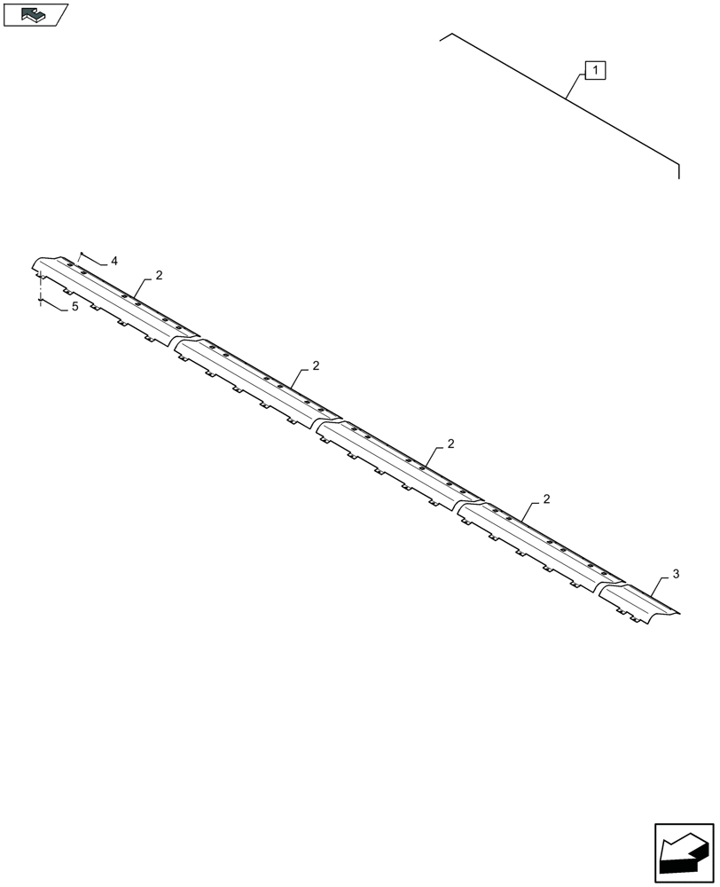 Схема запчастей Case IH 3050-22FT - (88.058.058) - DIA KIT : FEEDING PLATE (88) - ACCESSORIES