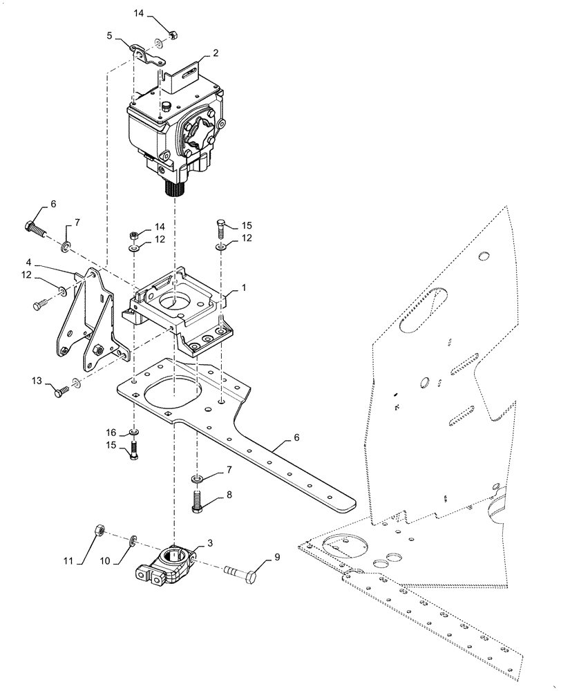 Схема запчастей Case IH 3020-35 - (58.110.05[01]) - WOBBLE BOX ASSEMBLY, RH, DOUBLE DRIVE ONLY (58) - ATTACHMENTS/HEADERS