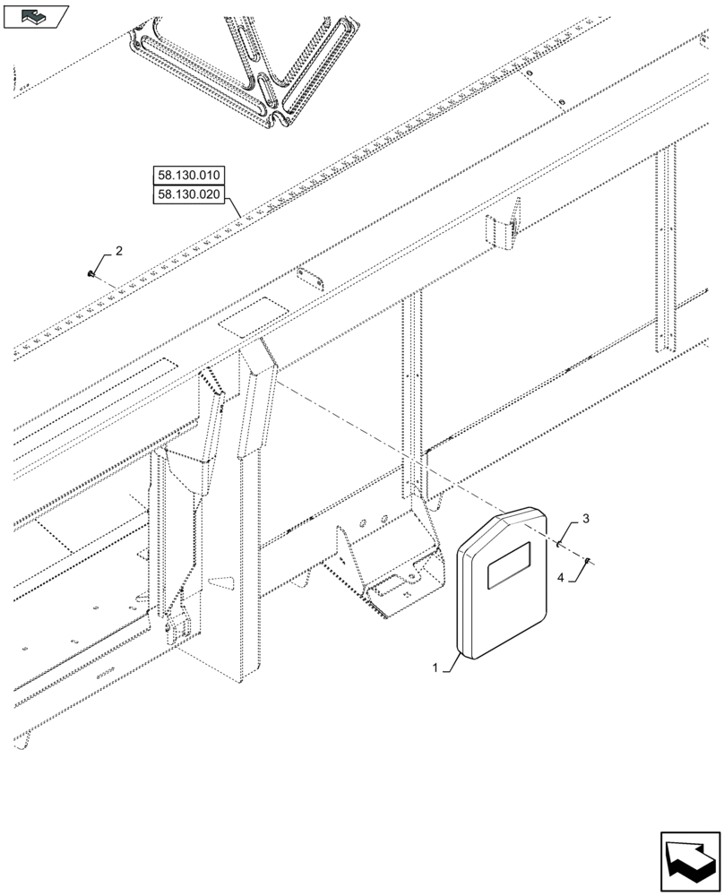 Схема запчастей Case IH 3050-20FT - (05.102.020) - MANUAL CASE (05) - SERVICE & MAINTENANCE