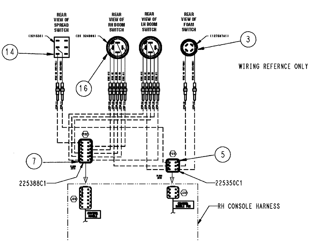Схема запчастей Case IH FLX4510 - (01-053) - PROP CONTROL LEVER ASSEMBLY, COLOR (10) - CAB