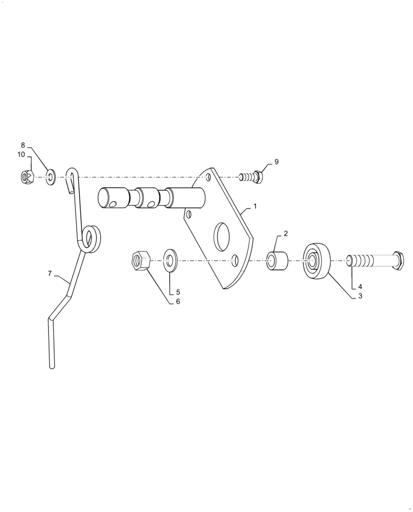 Схема запчастей Case IH 3162 - (60.105.02[02]) - CRANK, ASSY, PLASTIC TINE, LH (60) - PRODUCT FEEDING