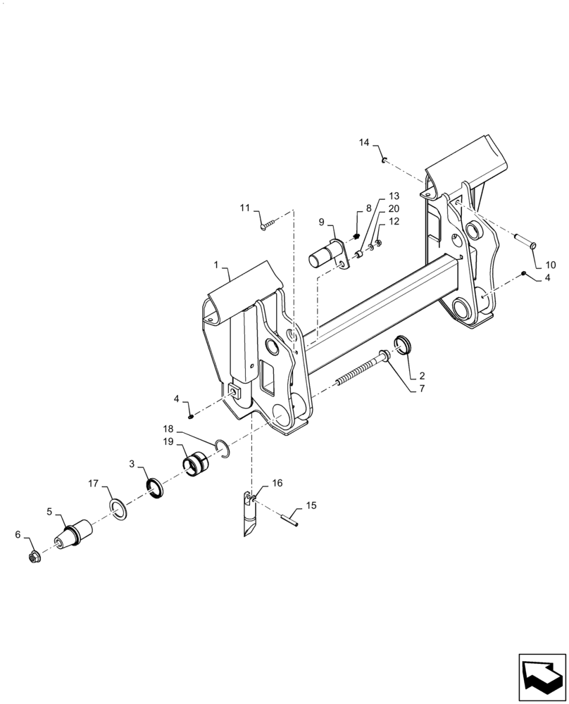 Схема запчастей Case IH SR220 - (82.100.AG) - COUPLER, BASIC GRAY (SR175,SV185,SR200,SR220,SR250,SV250,SV300,TR270,TR320,TV380) JUNE 30, 2011 AND BEFORE (82) - FRONT LOADER & BUCKET