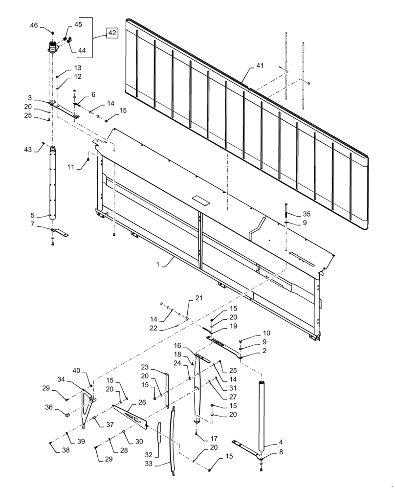 Схема запчастей Case IH 3162 - (58.115.03) - TENSIONER, ASSY, RH, 35FT (58) - ATTACHMENTS/HEADERS