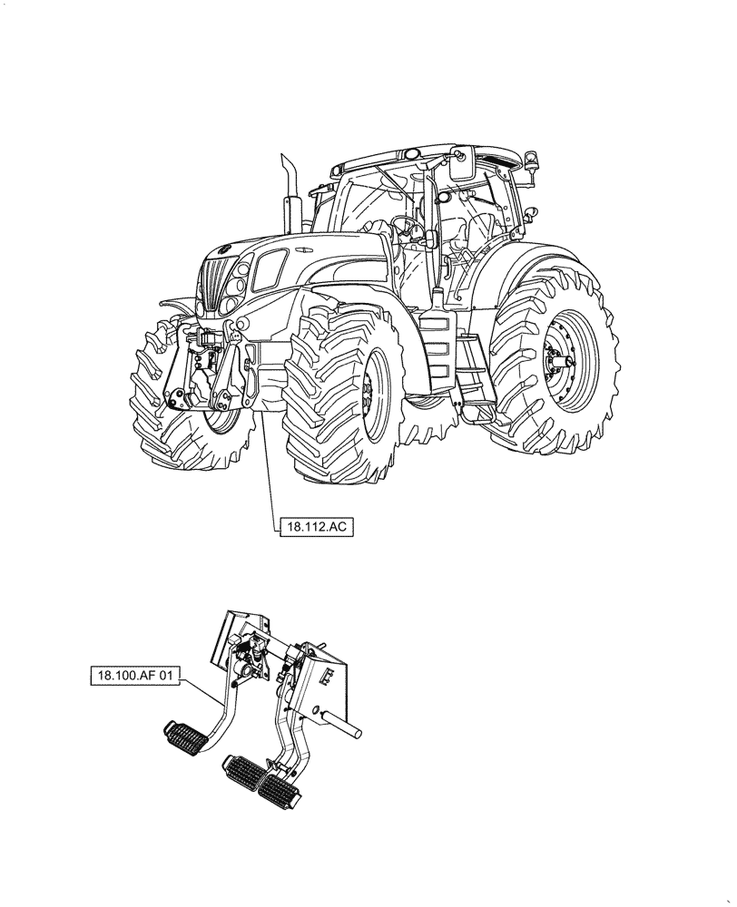 Схема запчастей Case IH PUMA1854 - (00.000.18) - PICTORIAL INDEX - CLUTCH (00) - GENERAL & PICTORIAL INDEX