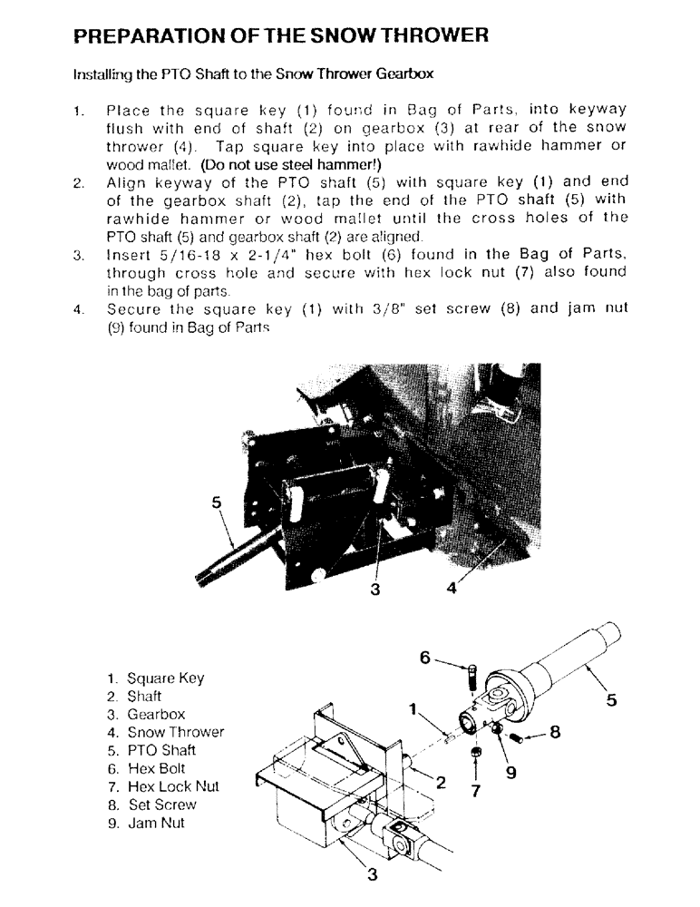 Схема запчастей Case IH ST148 - (07) - PREPARATION OF THE SNOW THROWER 