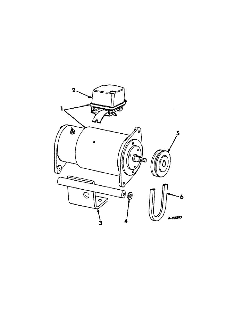 Схема запчастей Case IH 185 - (08-01) - ELECTRICAL, GENERATOR AND CONNECTIONS, ALL 154 AND 185 LO-BOY (06) - ELECTRICAL