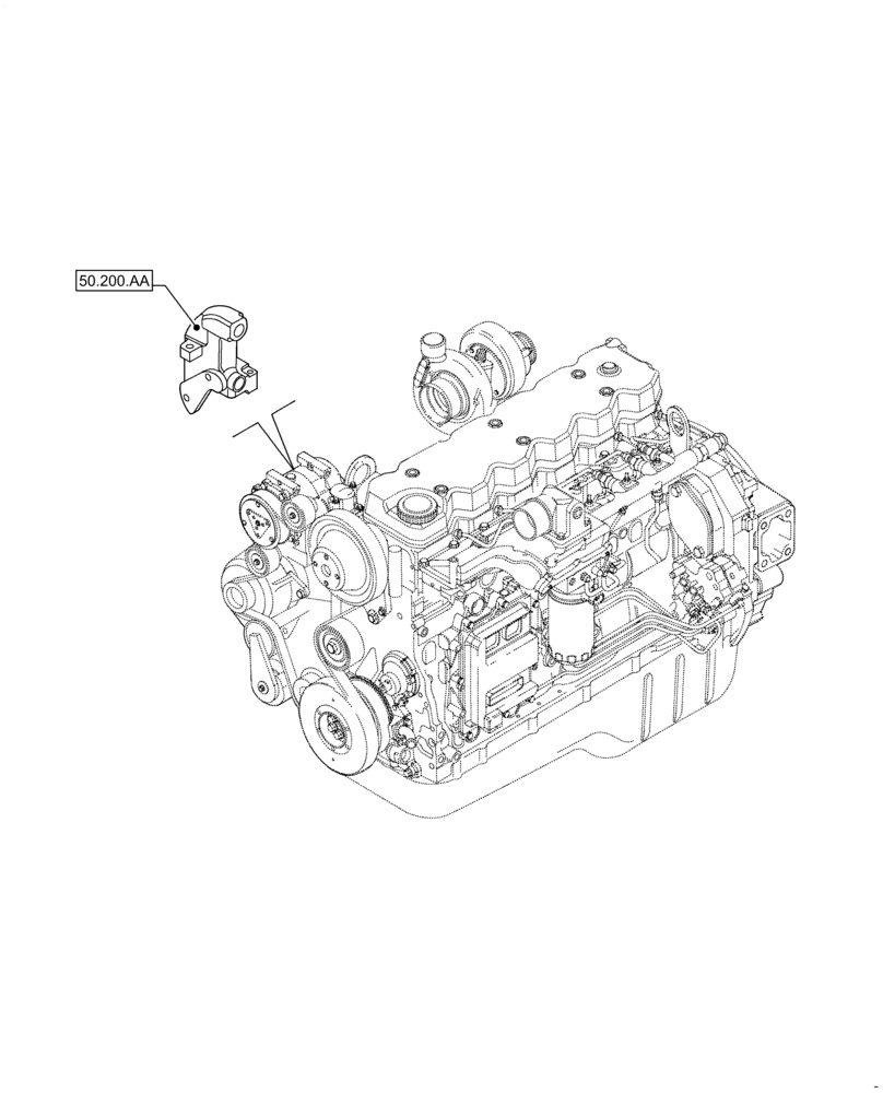 Схема запчастей Case IH F4HE9687S J106 - (50.000.00) - SECTION INDEX - CAB CLIMATE CONTROL (50) - CAB CLIMATE CONTROL