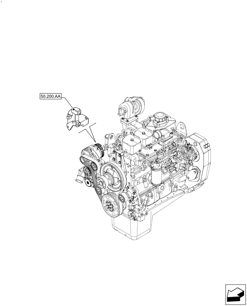 Схема запчастей Case IH F4GE9484A J613 - (00.000.50) - PICTORIAL INDEX - CAB CLIMATE CONTROL (00) - GENERAL & PICTORIAL INDEX